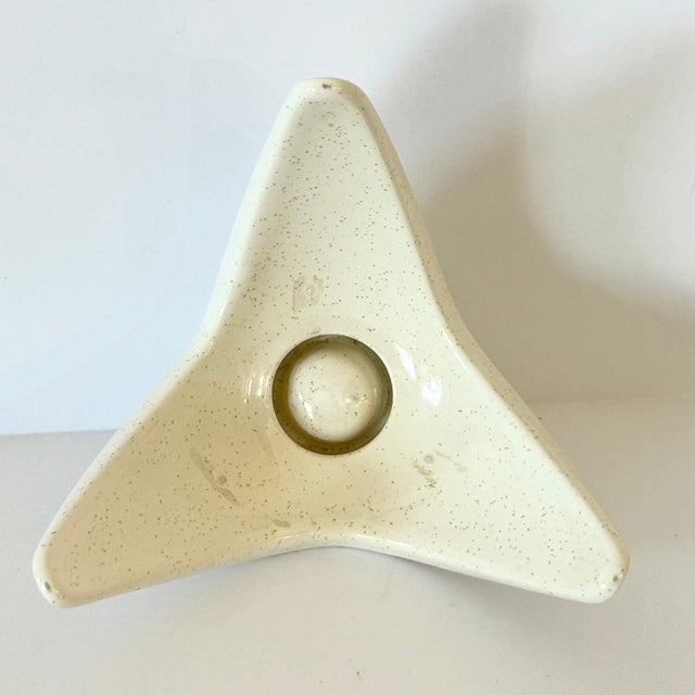 Rare — Franciscan Atomic Starburst or Oasis Atomic Candlestick Holder, Single Unit, MCM For Sale - Image 9 of 10