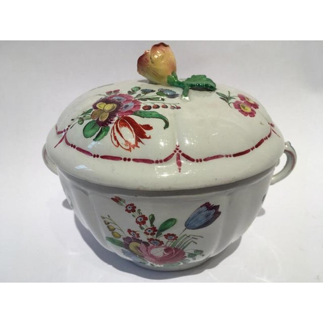 18th Century Porcelain Covered Cup or Sugar Bowl by Richard Ginori, Italy For Sale - Image 11 of 18