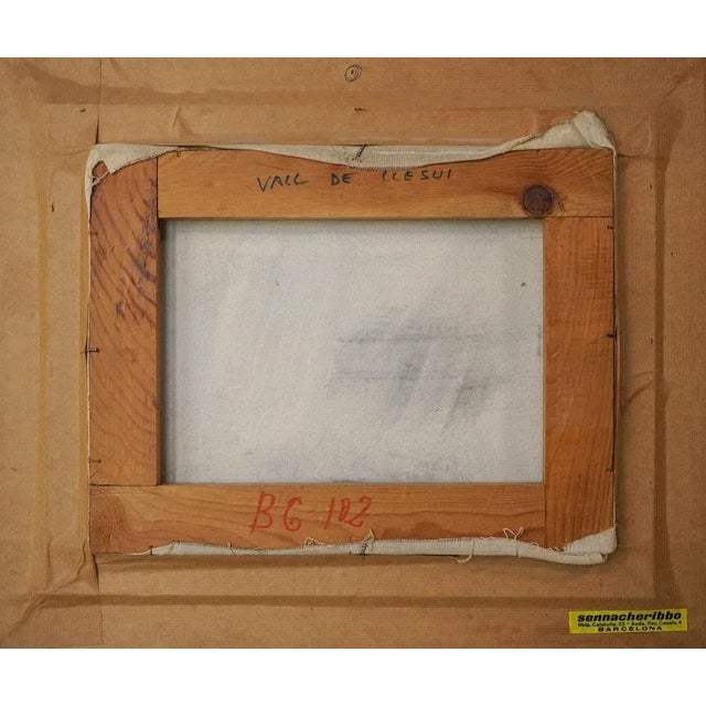 Llessui, Spain, 20th Century, Oil on Canvas Paintings, Framed, Set of 2 For Sale - Image 11 of 13