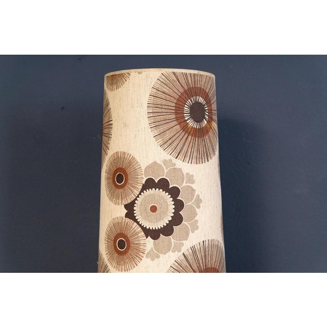 Vintage Pine and Ceramic Floor Lamp For Sale - Image 3 of 11