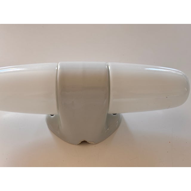 1950s Vintage Model 6068 Sconce in Ceramic by Wilhelm Wagenfeld for Lindner, 1958 For Sale - Image 5 of 17