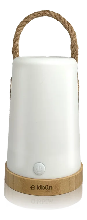 Bulbrite Groove Cordless LED Outdoor Table Lamp with Built-in Rechargeable Battery