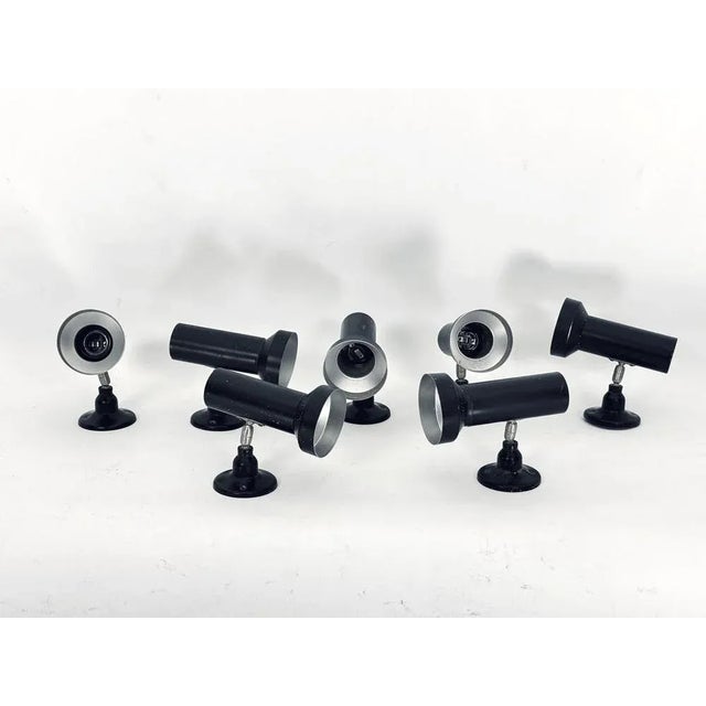 Mid-Century Italian Spotlights, 1960s, Set of 7 For Sale - Image 4 of 11