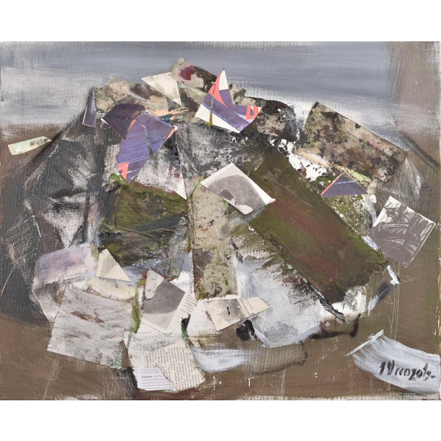 Imants Vecozols, Composition., 2026, Canvas and Mixed Media For Sale - Image 4 of 4