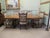 Arts and Crafts Oak Dining Room Suite with Table, Chairs and Dresser from Webber, 1960, Set of 8 For Sale - Image 3 of 8