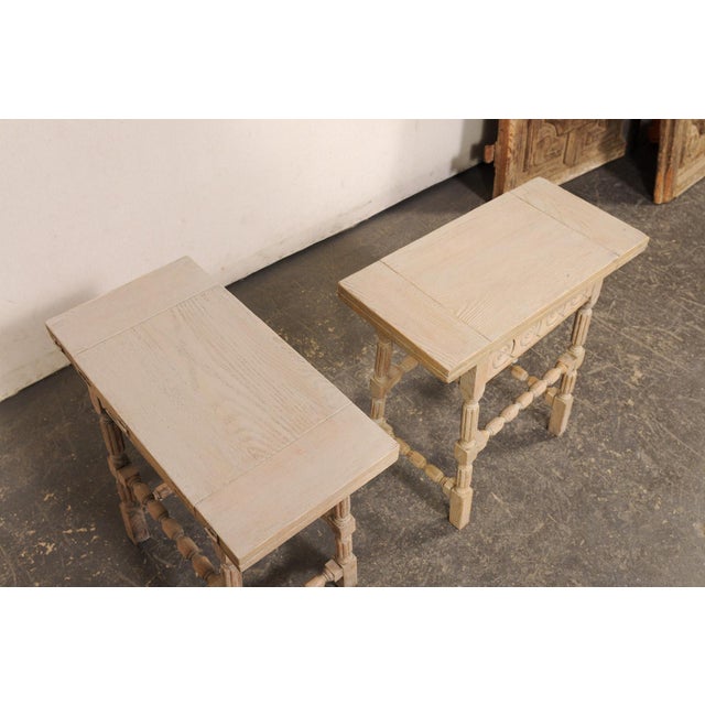 French French Antique End Tables W/ Expandable Top For Sale - Image 3 of 14