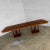 Late 20th Century Modern Large Custom Mahogany Double Pedestal Dining or Conference Table For Sale - Image 6 of 13