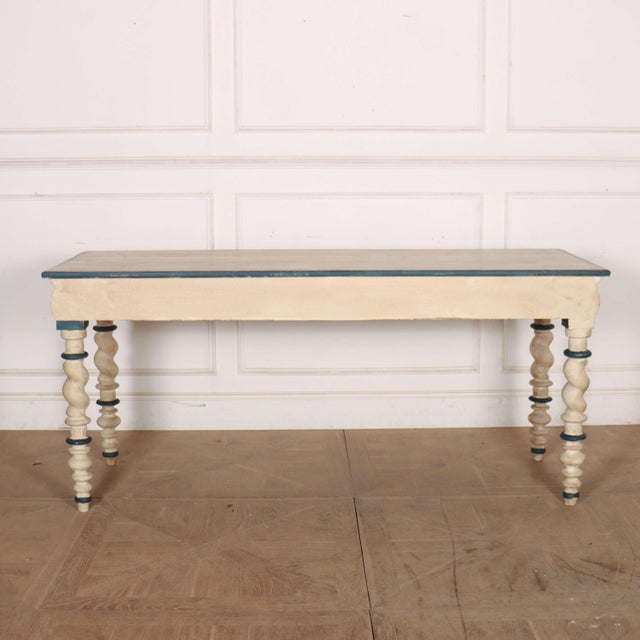 Dutch Painted Console Table For Sale - Image 12 of 13