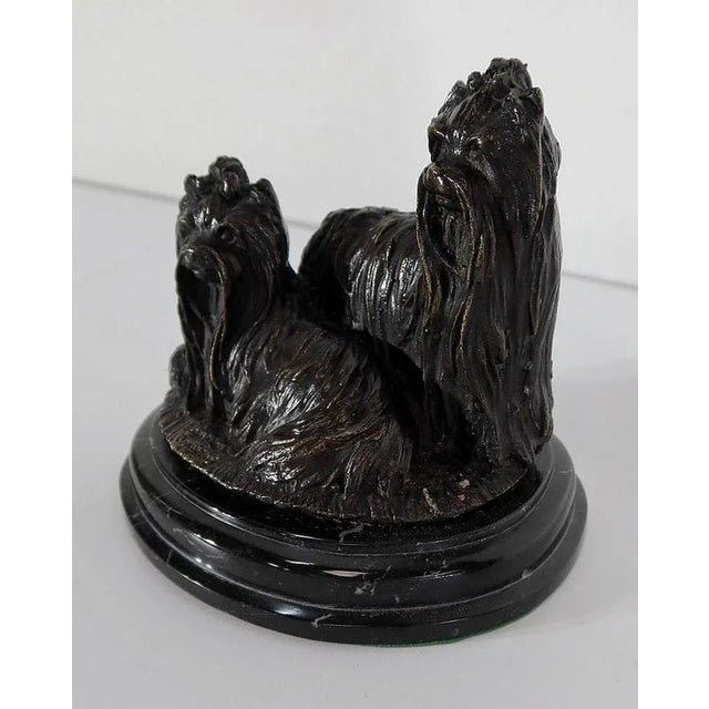 French Metal Yorkshire Sculpture, 20th-Century For Sale - Image 3 of 18