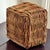 Wood Petite Handwoven Vintage Storage Basket For Sale - Image 7 of 10