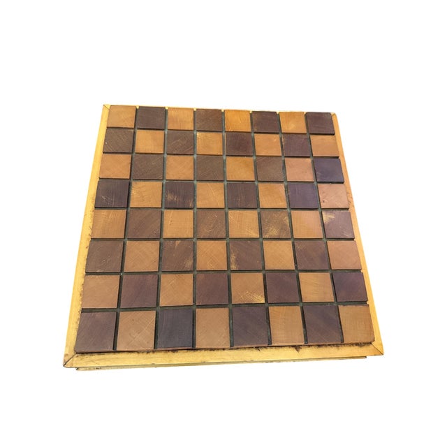 1940s Vintage Hand Crafted Wooden Chess Set – 12.5” Square c.1930s - 40s For Sale - Image 5 of 11