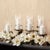 Bring the beauty of nature into your home with the Magnolia Floral Spray Set. These elegant faux stems feature lush white...