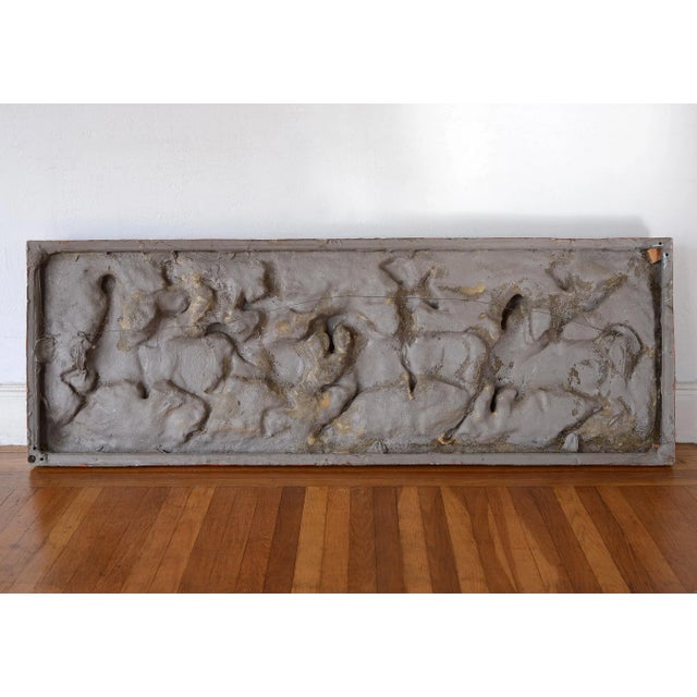 1960s Mid Century Finesse Originals J. Segura Roman Warriors and Horses Relief Wall Sculpture For Sale - Image 11 of 13