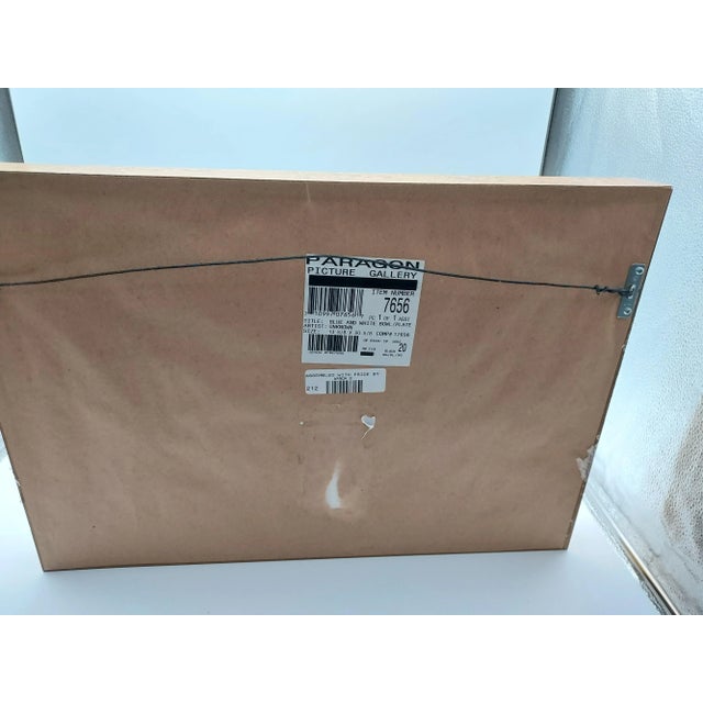 1990s 1990s Chinoiserie Saucers in Shadowbox For Sale - Image 5 of 6