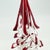 Mid 20th Century Murano Italian Art Glass Christmas Tree Sculpture 8" (Red Drip Tips, Original Foil Label, Vintage Mid-Century) For Sale In Philadelphia - Image 6 of 15