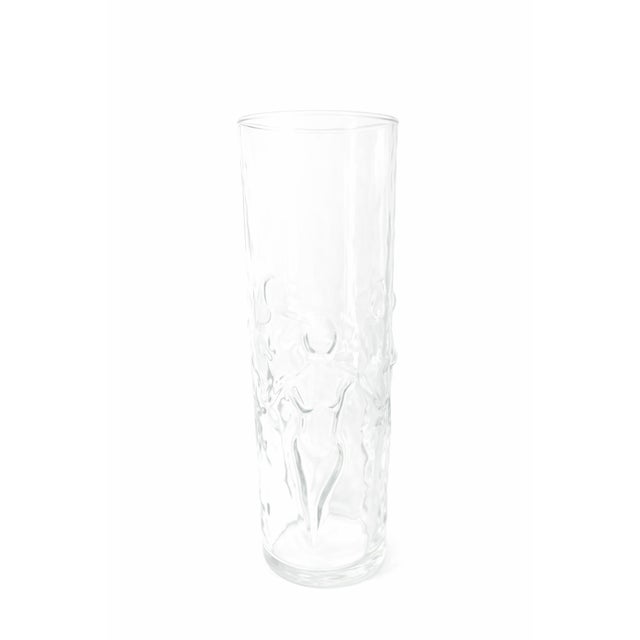 Mid-Century Modern Vintage Libbey “La Femme” Highball Glasses – Set of 12 Sculptural Mid-Century Cocktail Glasses For Sale - Image 3 of 6