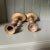 Mid 20th Century Vintage Brass Candle Holders - a Pair For Sale - Image 5 of 7