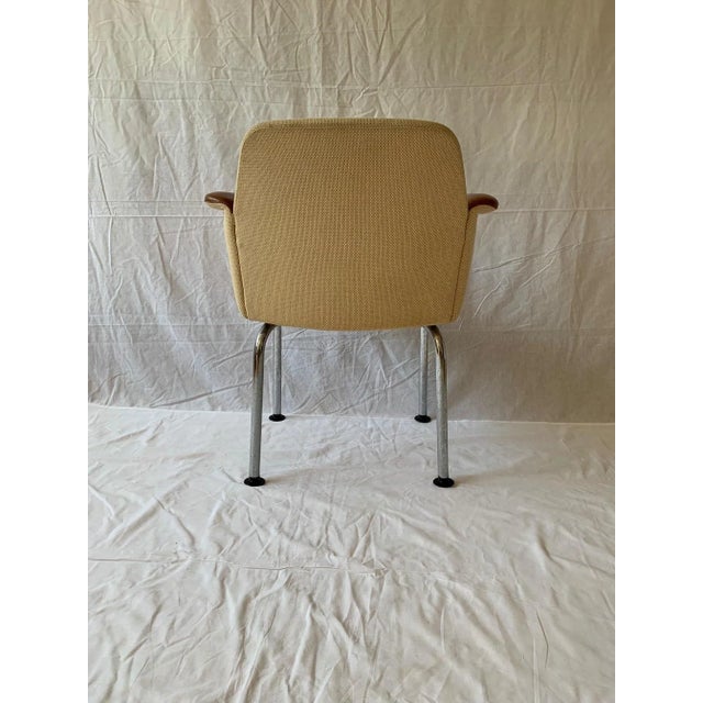 Beige Danish Armchair, 1960s For Sale - Image 8 of 10