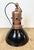 Industrial Italian Black Enamel Factory Lamp with Iron Top, 1950s For Sale - Image 15 of 18