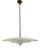 Mid-Century Modern Pendant Lamp in Glass and Brass, 1950s For Sale