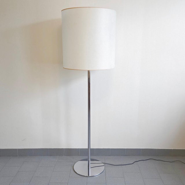 Vintage Floor Lamp in Chrome Steel by Swisslamps-International, 1970s For Sale - Image 14 of 14