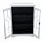 1920s Antique Painted Display Cabinet, 1925 For Sale - Image 5 of 9