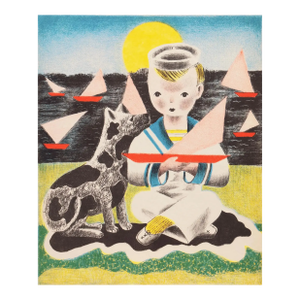 'Edward' by Nura Ulreich, Woman Artist, Art Deco, Children, Walker Art Center