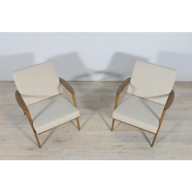 1960s Set of 300-139 Armchairs from Swarzędzka, 1960s For Sale - Image 5 of 18