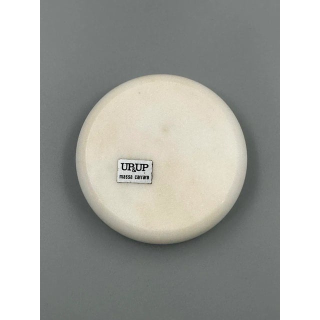 Pen Holder in Carrara Marble in Up & Up, Italy, 1970s For Sale - Image 6 of 8