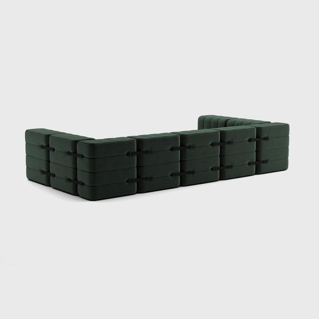 Contemporary Flexible U-Sofa from Ambivalenz, Set of 15 For Sale - Image 3 of 5