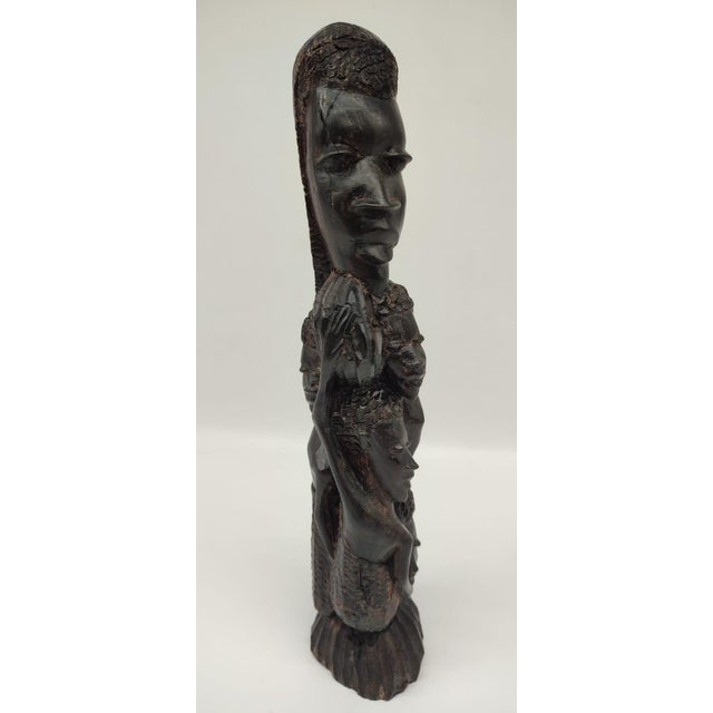 This impressive work of African woodcarving comes from a master carver of the Makonde people (Tanzania/Mozambique). The...