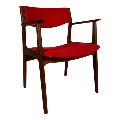 Mid-Century Modern Danish Teak Armchair, 1960s For Sale