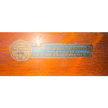 Antique Globe-Wernicke Quarter-Sawn White (Tiger) Oak Barrister Bookcase With Rare Drawer Base, Grade 298 ½ For Sale - Image 10 of 10