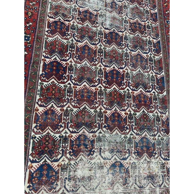 Afshar Cotton and Wool Rug, 1920s For Sale - Image 17 of 18