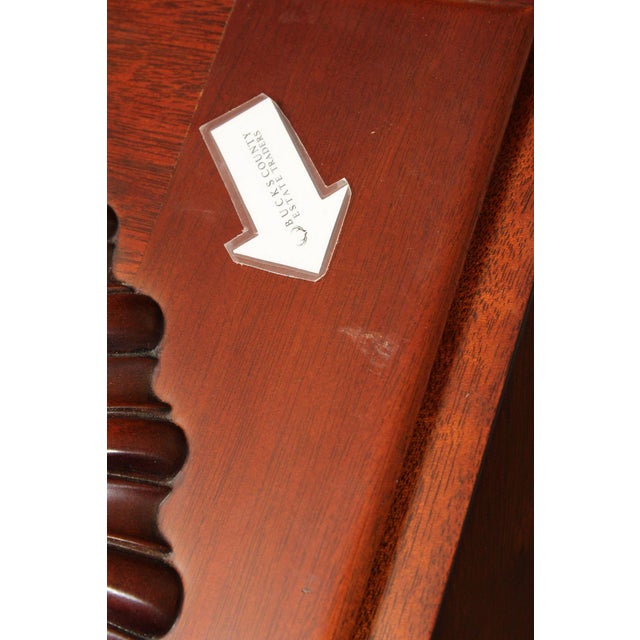 Kindel Winterthur Reproduction Mahogany Secretary Desk For Sale - Image 15 of 18