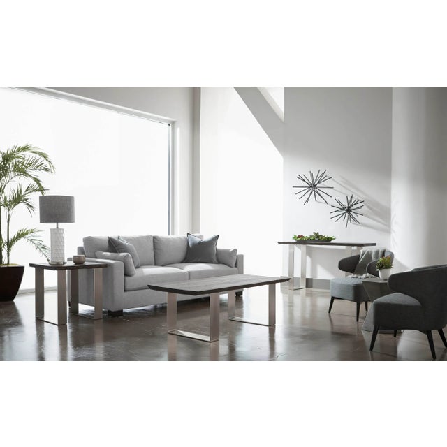 Bento Concrete Accent Table, Slate Grey For Sale - Image 9 of 10