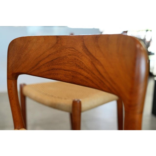 1960s MCM Dining Chairs by Niels Otto Møller for j.l. Møllers Møbelfabrik — Set of 6 (4 Model 75 & 2 Model 84) For Sale In Phoenix - Image 6 of 17