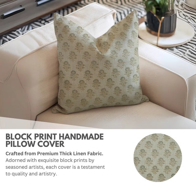 This Fabdivine cushion cover is a perfect blend of tradition and elegance. Crafted from linen, it offers a soft, luxurious...