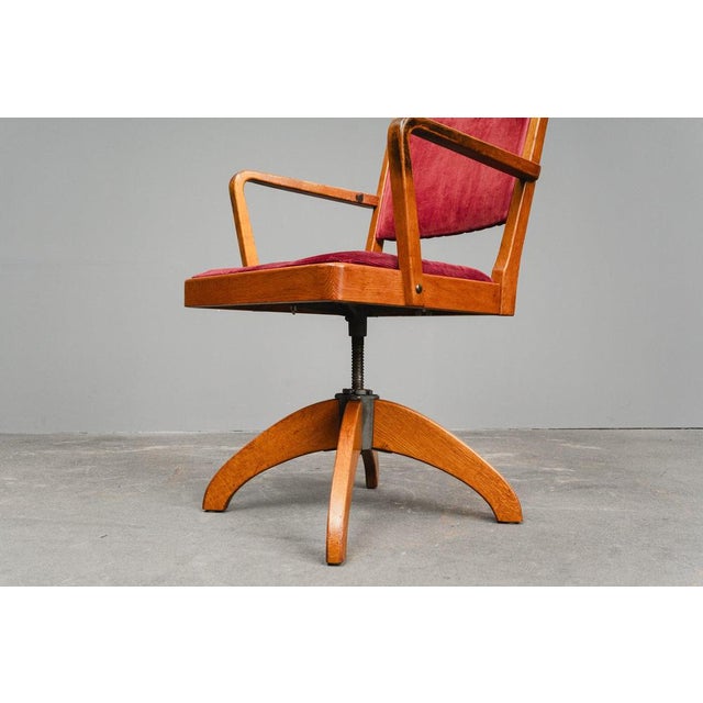 Mid-Century Swivel Desk Chair For Sale - Image 15 of 18