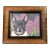 Contemporary Judy Henn French Bull Dog Print Vintage Frame For Sale