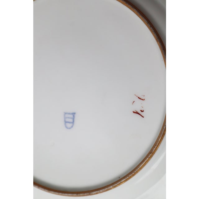 Cabinet Plate with Poseidon on a Rock in the Ocean Motif, 1800s For Sale - Image 10 of 12