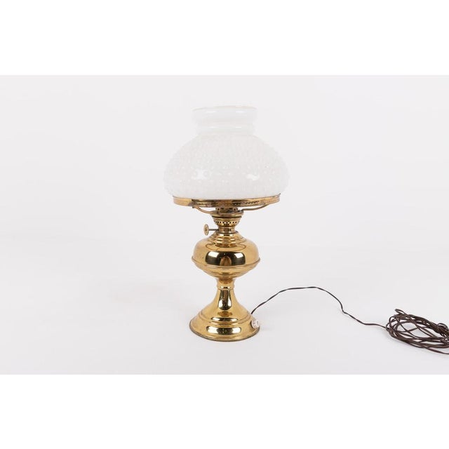 Mid-Century Brass Table Lamp, 1950s For Sale - Image 3 of 8