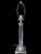Modern Thick Lucite Column Style Lamp with a Nickel Silver Base Restoration Hardware sells a similar style lamp Height of...