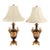 Mid 20th Century Pair of Vintage French Empire Revival Porcelain Urn Lamps, After Sèvres, With Gilt Bronze Mounts For Sale