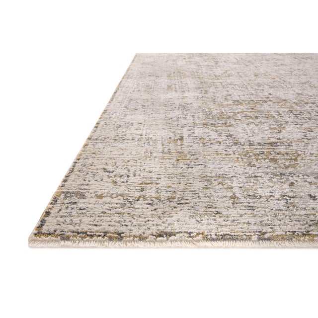 Amber Lewis x Loloi Alie Gold / Beige 2'-3" x 3'-10" Accent Rug For Sale In Dallas - Image 6 of 8