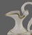 Mid 20th Century Elegant Neo-Classical Ewer Gilded White Ornate Figural Porcelain Capoimpero Ardald Italy For Sale - Image 5 of 16