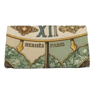 Handmade Vintage Hermes Carpe Diem Silk Scarf Surgical Face Mask For Sale