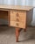 1970s Attributed to Henning Kjaernulf Danish Modern Oak Double Sided Writing Desk For Sale - Image 11 of 12