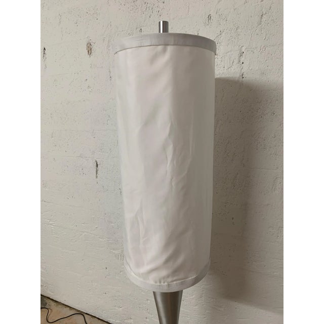 Late 20th Century 1980s Postmodern Geometric Sculptural Aluminum Floor Lamp, USA For Sale - Image 5 of 10