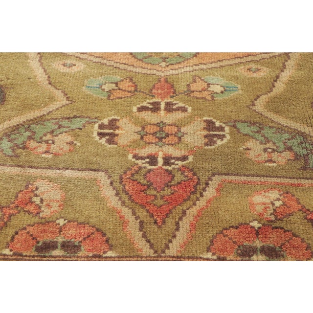 Mid 20th Century Vintage Turkish Oushak Rug - 05'07 X 09'00 For Sale - Image 5 of 10